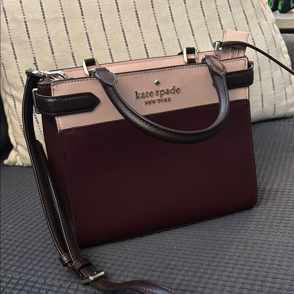 Kate Spade Two-Tone Leather Satchel